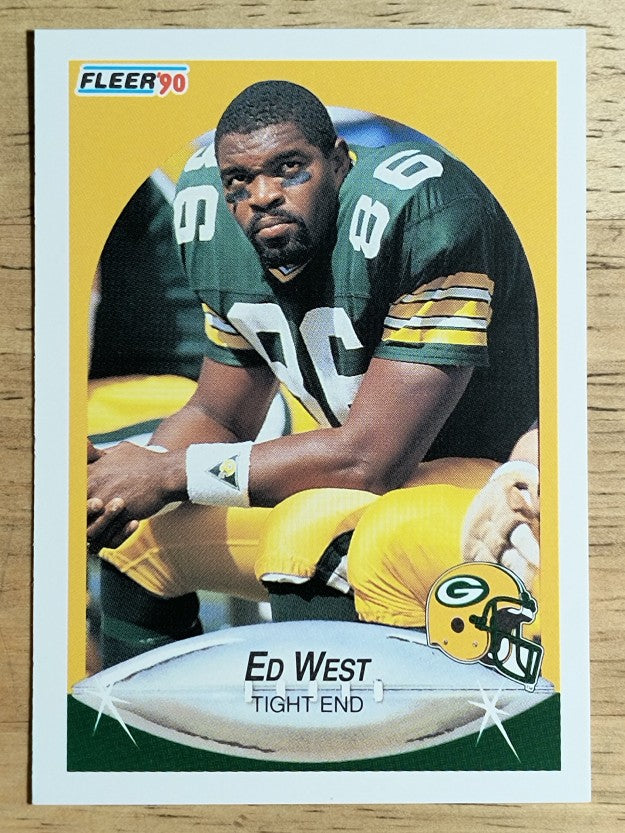 1990 Fleer #181 Ed West RC