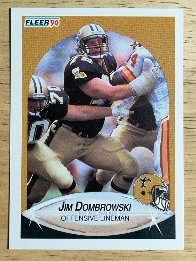 1990 Fleer #185 Jim Dombrowski RC