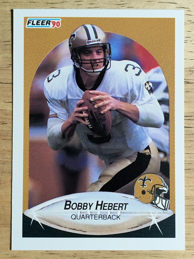 1990 Fleer #187 Bobby Hebert