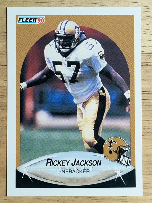 1990 Fleer #190 Rickey Jackson