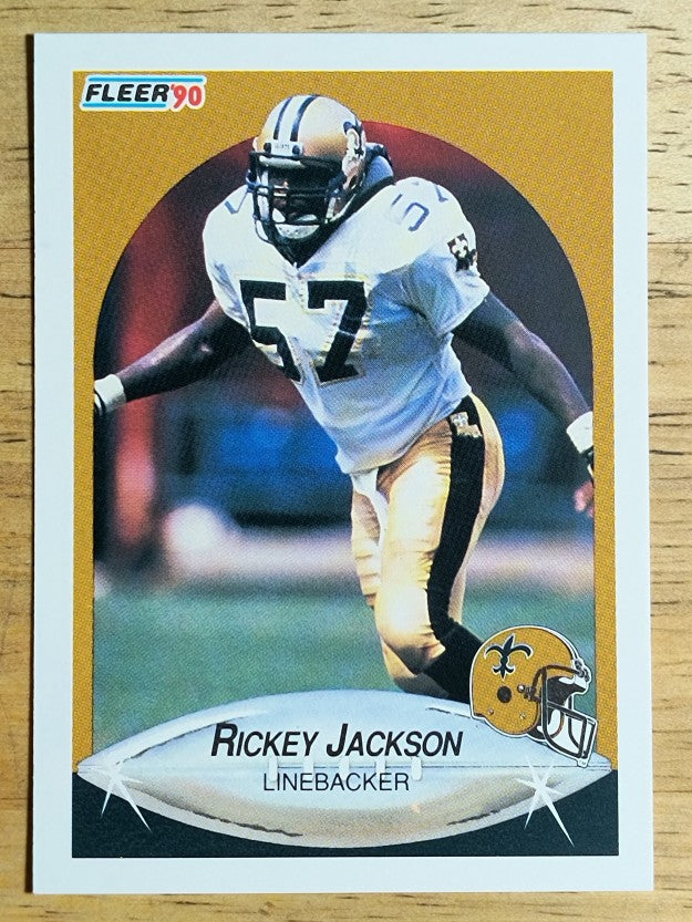 1990 Fleer #190 Rickey Jackson