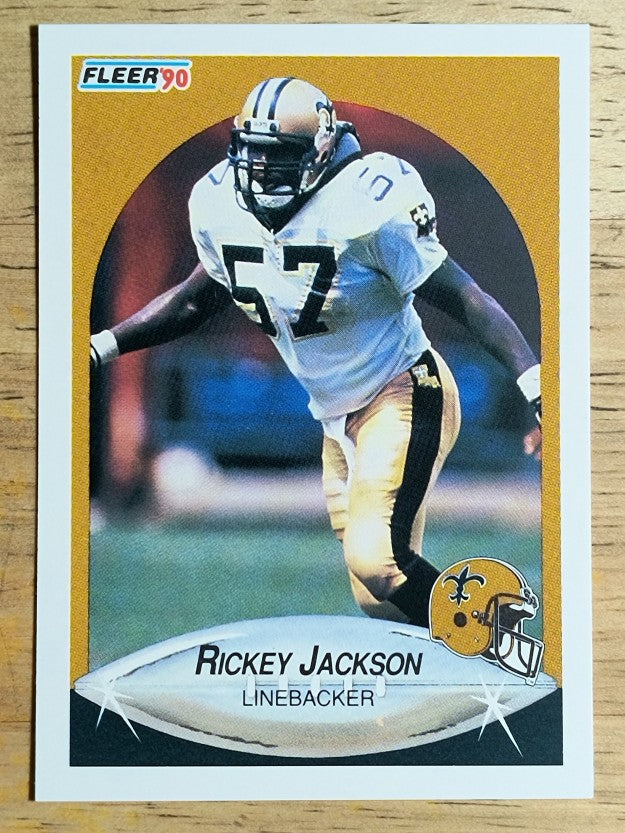 1990 Fleer #190 Rickey Jackson