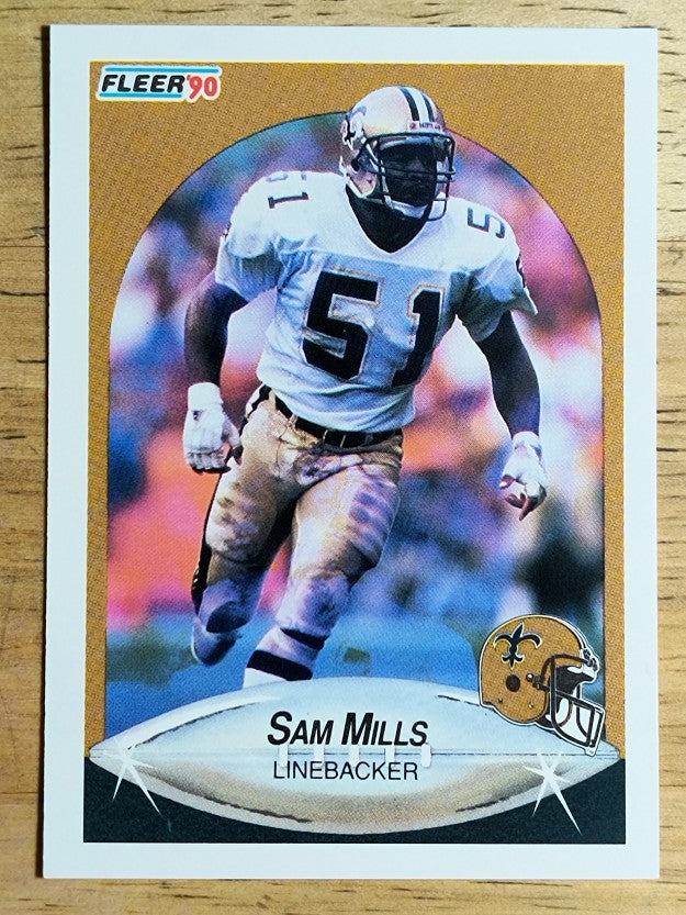 1990 Fleer #194 Sam Mills