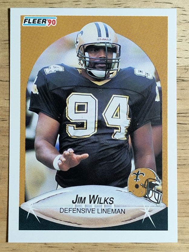 1990 Fleer #196 Jim Wilks