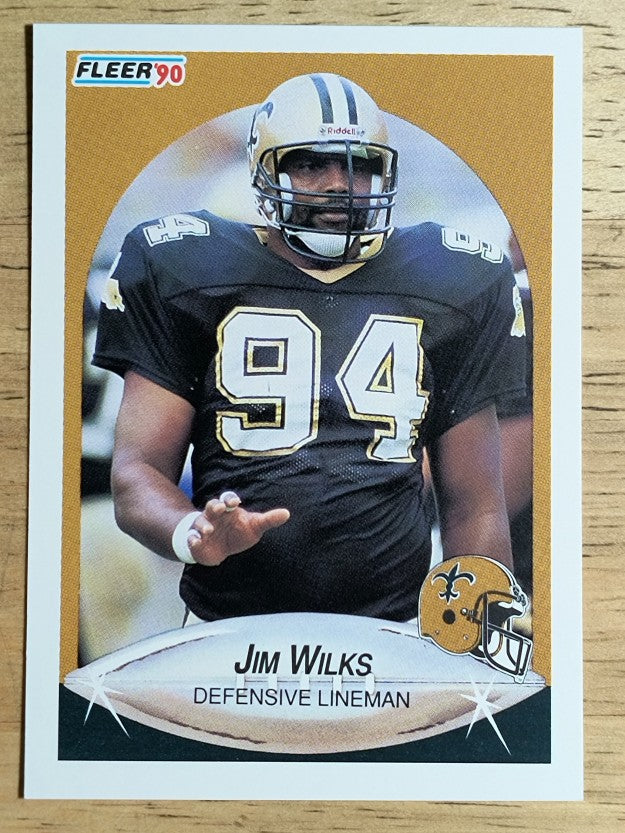 1990 Fleer #196 Jim Wilks