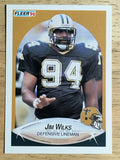 1990 Fleer #196 Jim Wilks