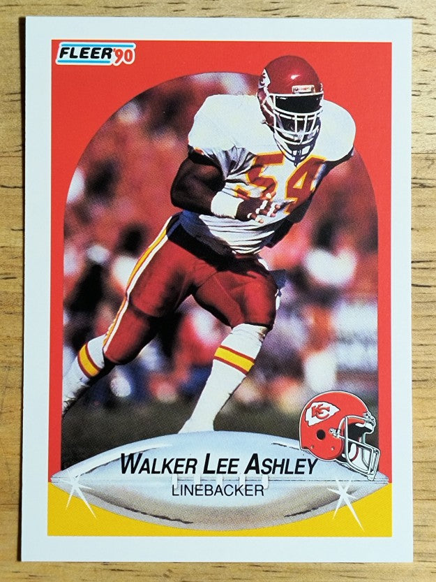 1990 Fleer #198 Walker Lee Ashley RC