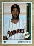 1989 Upper Deck #5 Sandy Alomar Jr. RC