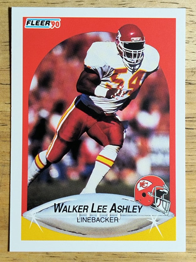 1990 Fleer #198 Walker Lee Ashley RC