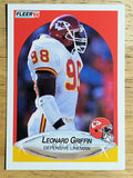 1990 Fleer #200 Leonard Griffin RC