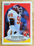 1990 Fleer #200 Leonard Griffin RC