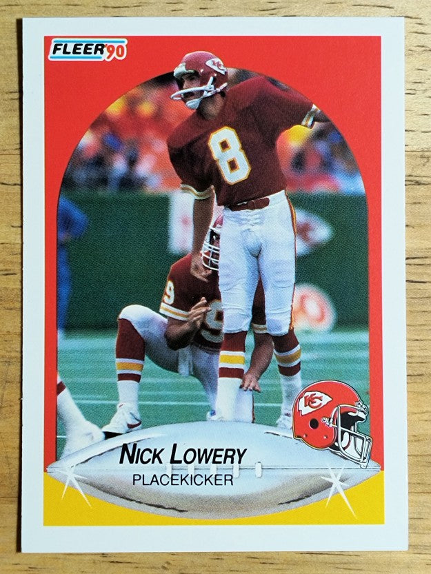 1990 Fleer #202 Nick Lowery