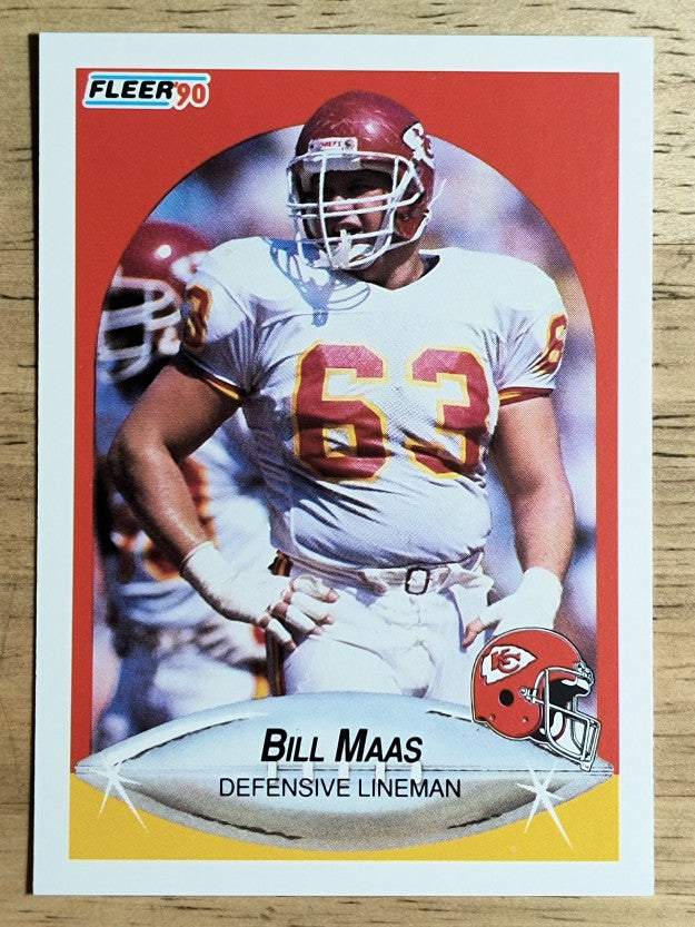 1990 Fleer #203 Bill Maas