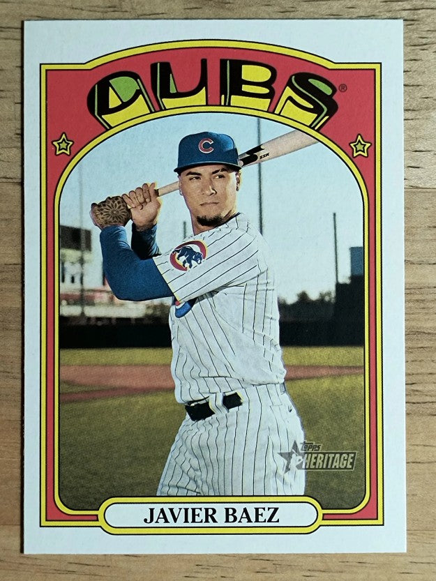 2021 Topps Heritage #51 Javier Baez