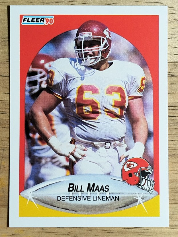 1990 Fleer #203 Bill Maas