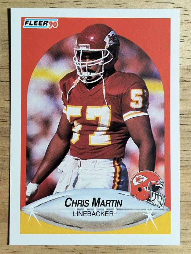 1990 Fleer #205 Chris Martin RC