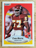 1990 Fleer #205 Chris Martin RC