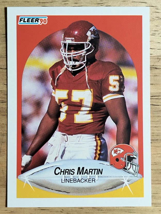 1990 Fleer #205 Chris Martin RC