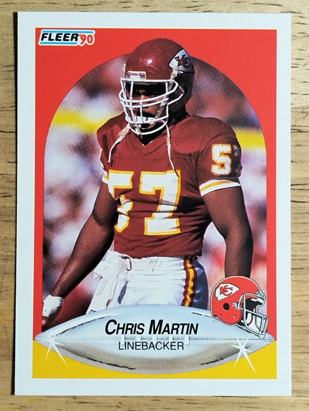 1990 Fleer #205 Chris Martin RC