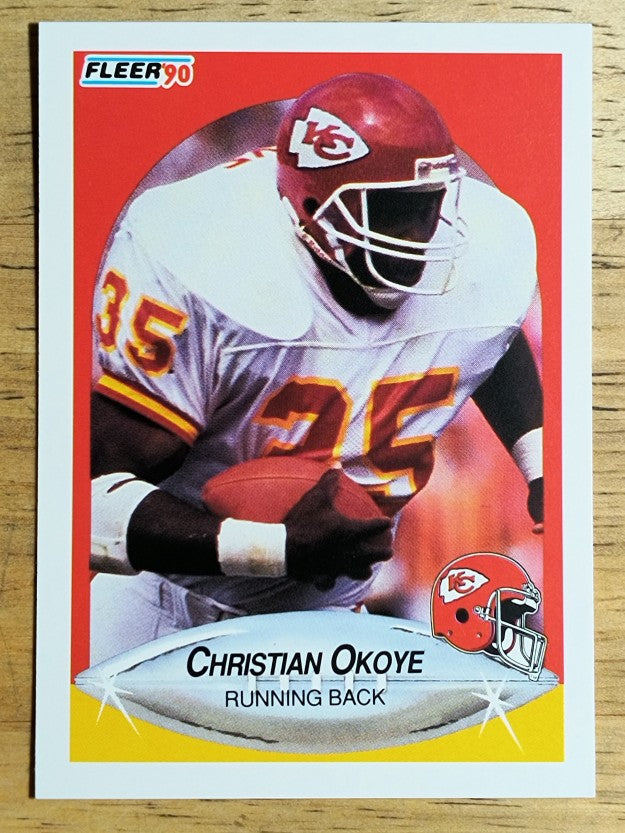 1990 Fleer #206 Christian Okoye