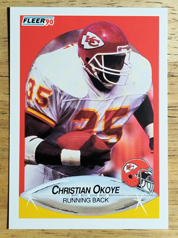 1990 Fleer #206 Christian Okoye