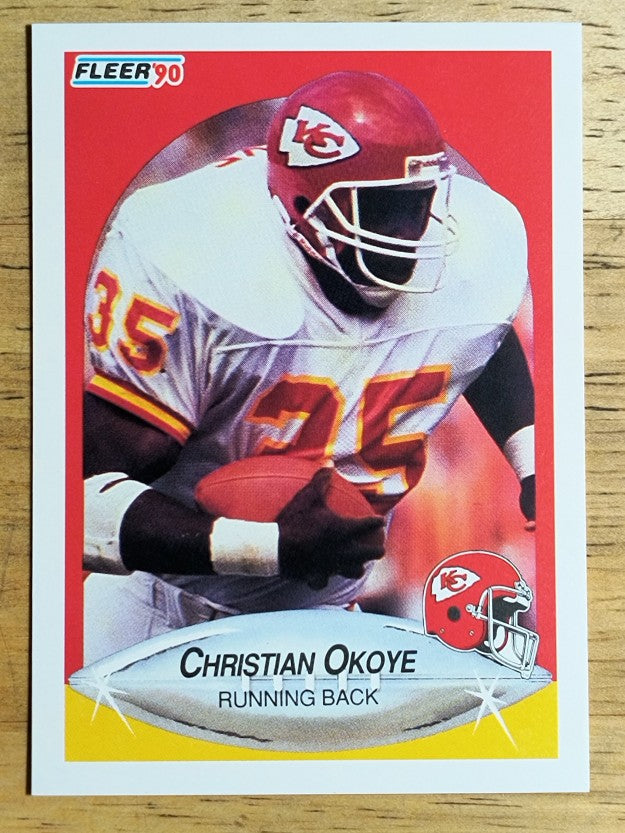 1990 Fleer #206 Christian Okoye