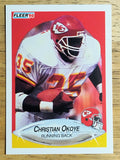 1990 Fleer #206 Christian Okoye