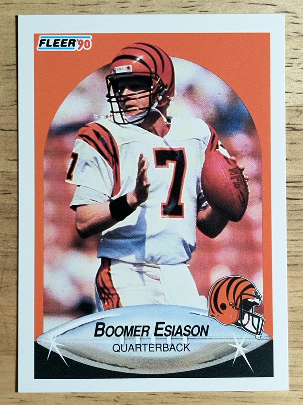 1990 Fleer #214 Boomer Esiason