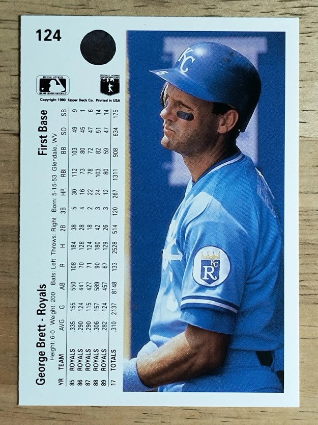 1990 Upper Deck #124 George Brett