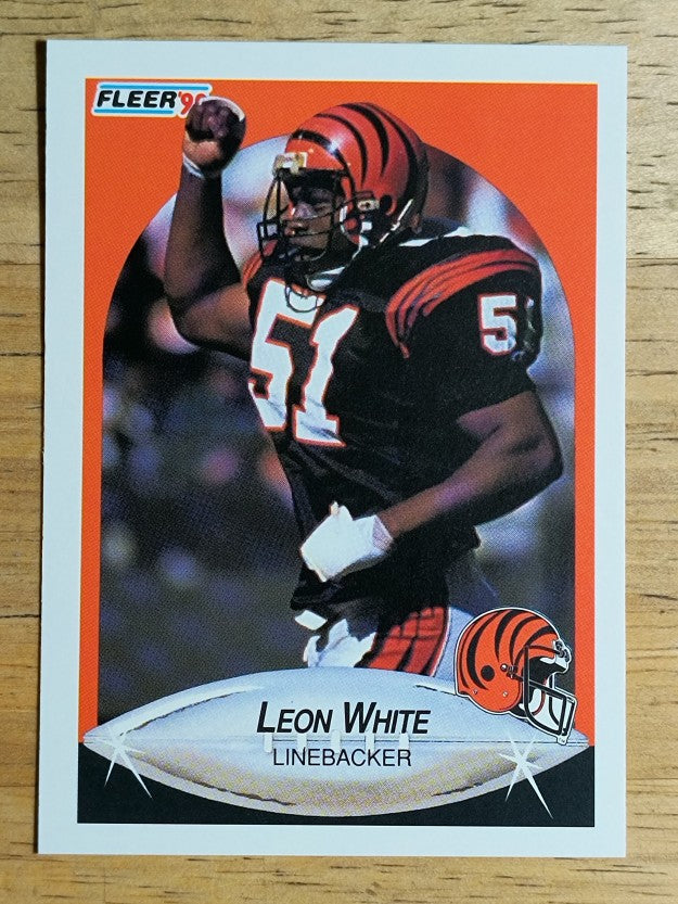 1990 Fleer #222 Leon White