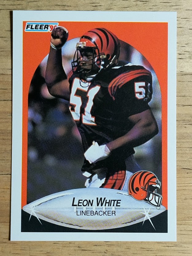 1990 Fleer #222 Leon White