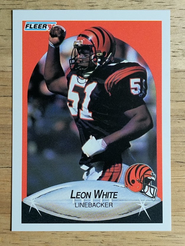 1990 Fleer #222 Leon White