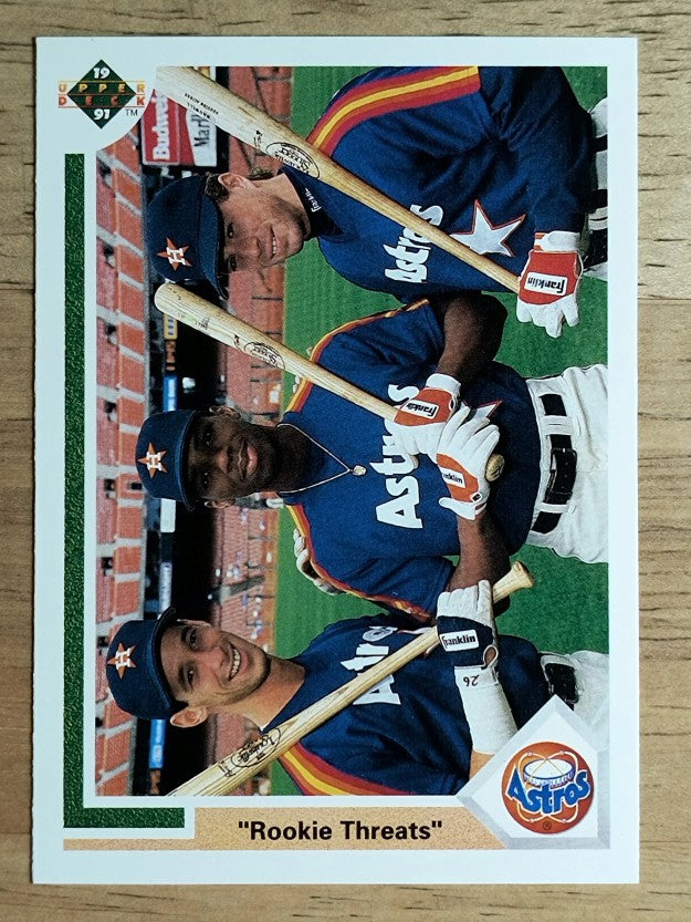 1991 Upper Deck #702 Luis Gonzalez/Karl Rhodes/Jeff Bagwell