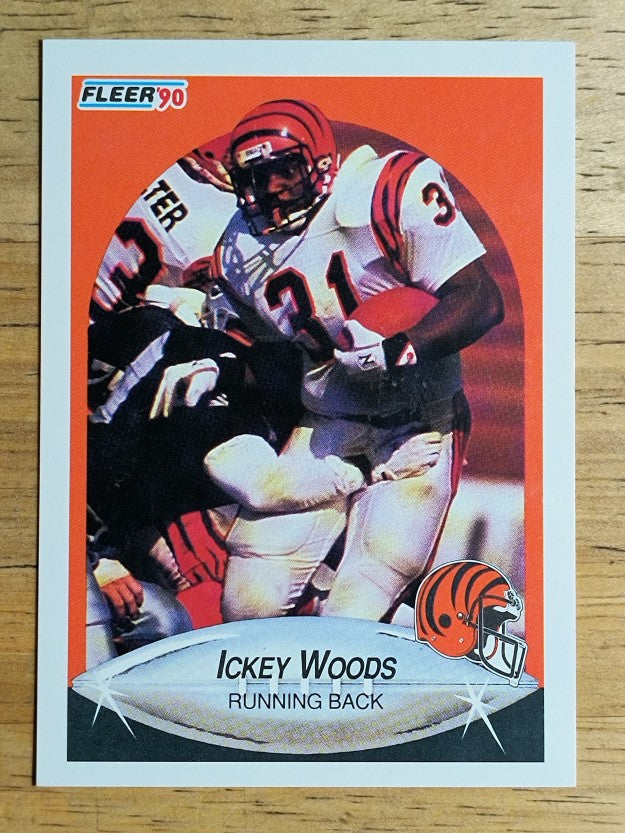 1990 Fleer #223 Ickey Woods