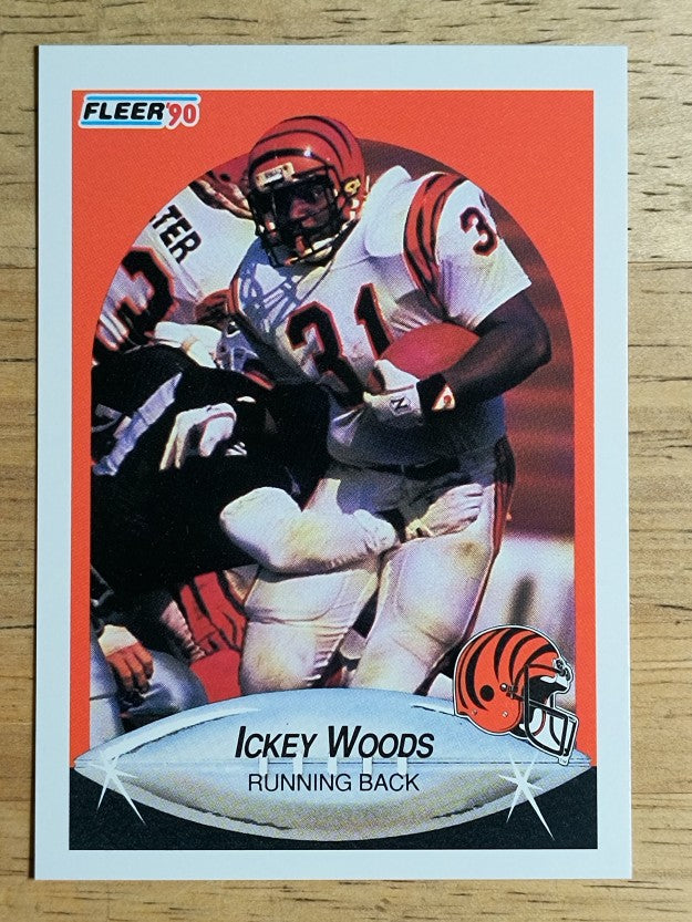 1990 Fleer #223 Ickey Woods