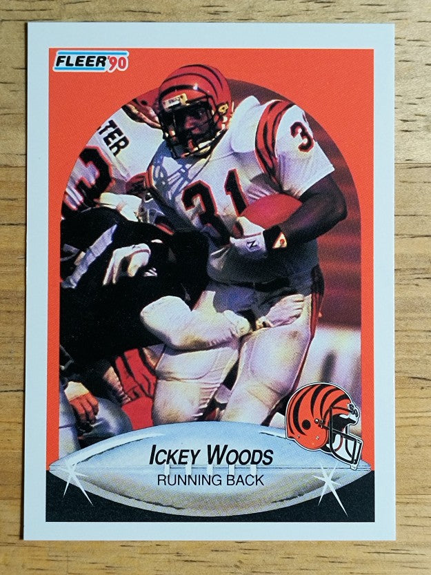 1990 Fleer #223 Ickey Woods