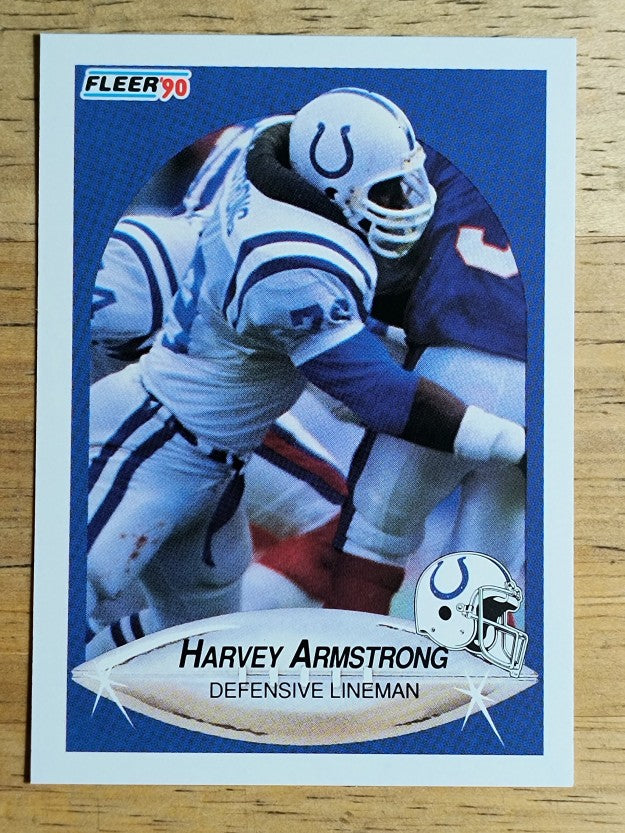 1990 Fleer #224 Harvey Armstrong RC
