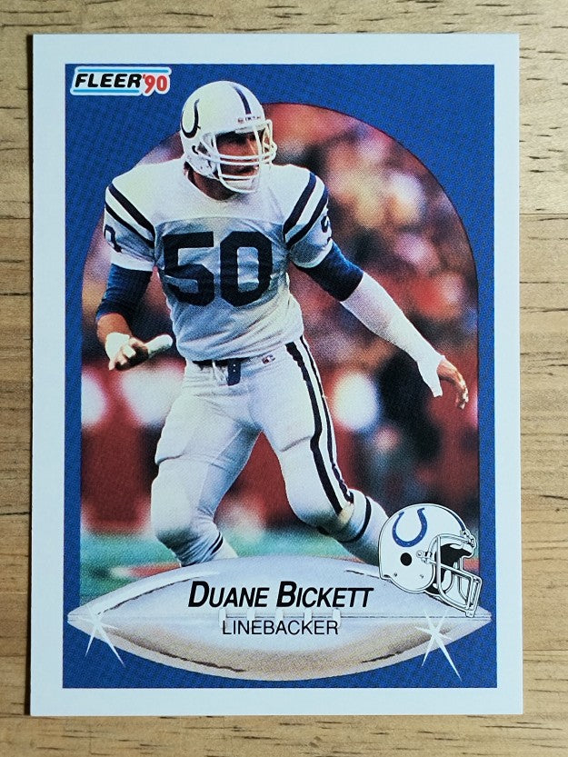 1990 Fleer #228 Duane Bickett