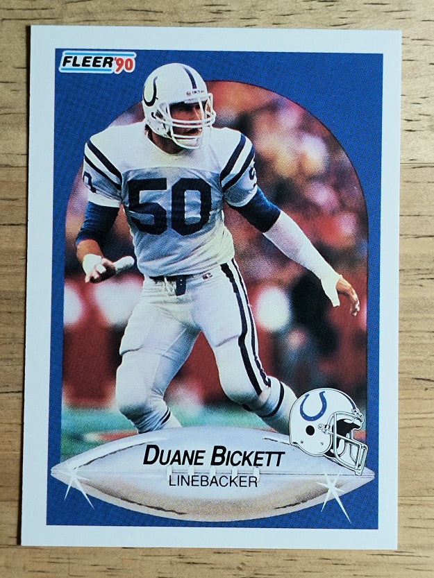 1990 Fleer #228 Duane Bickett