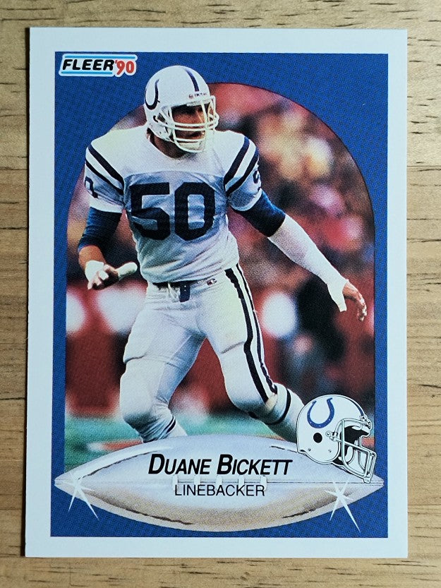 1990 Fleer #228 Duane Bickett