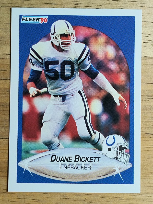 1990 Fleer #228 Duane Bickett
