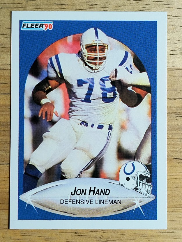 1990 Fleer #230 Jon Hand