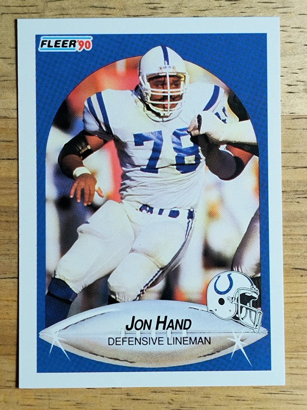 1990 Fleer #230 Jon Hand