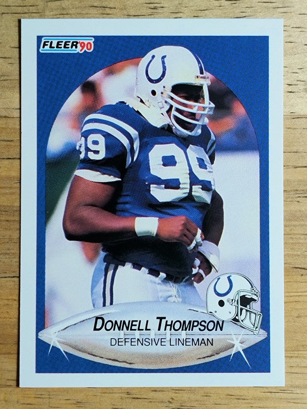 1990 Fleer #233 Donnell Thompson