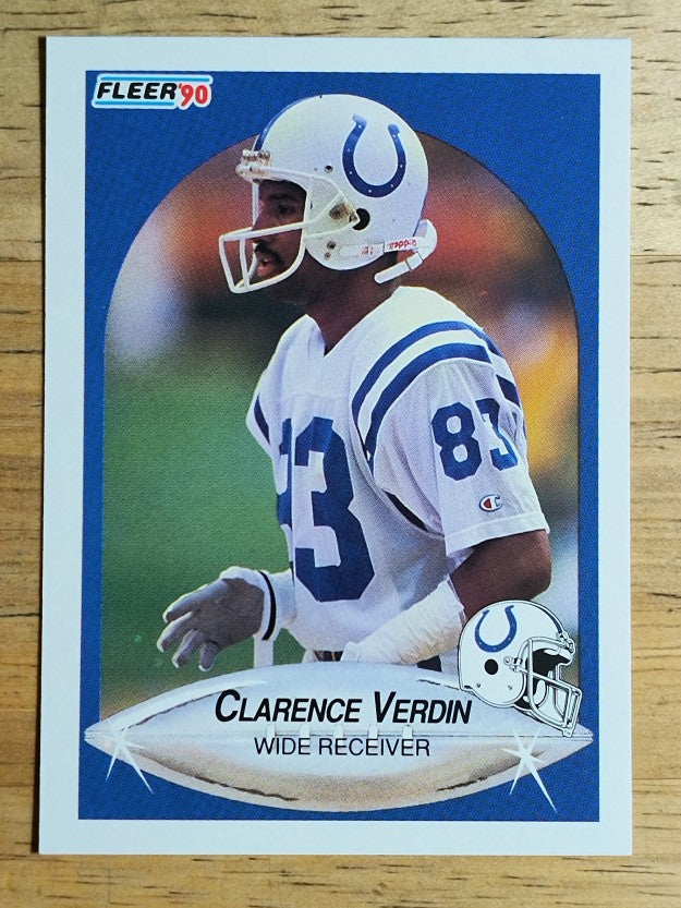 1990 Fleer #235 Clarence Verdin