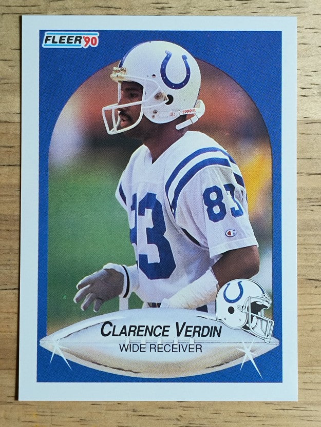 1990 Fleer #235 Clarence Verdin