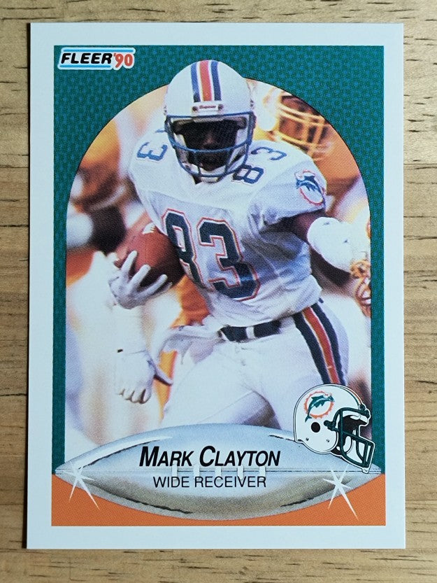 1990 Fleer #236 Mark Clayton