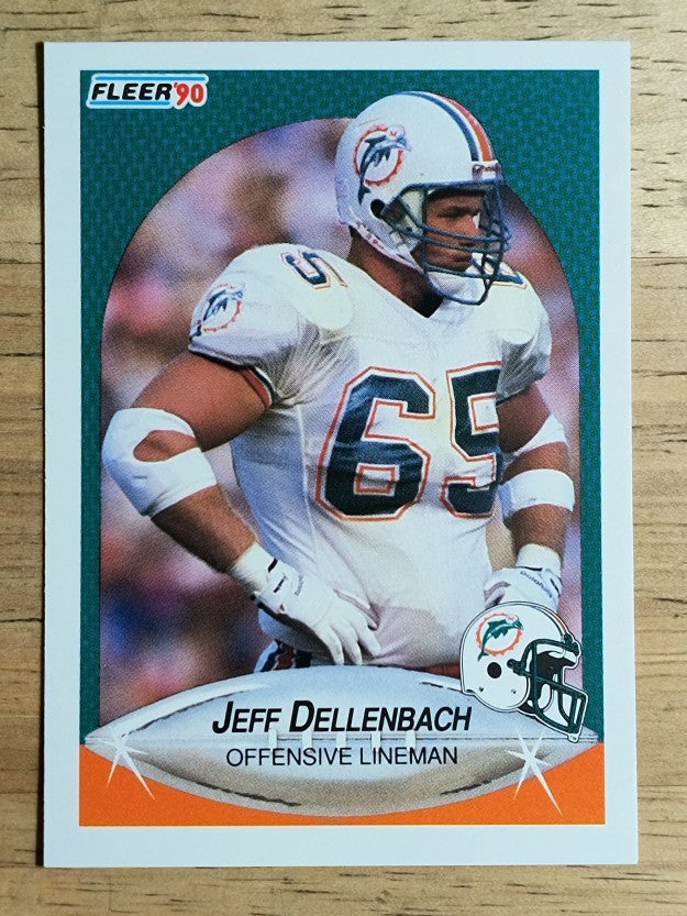 1990 Fleer #238 Jeff Dellenbach RC