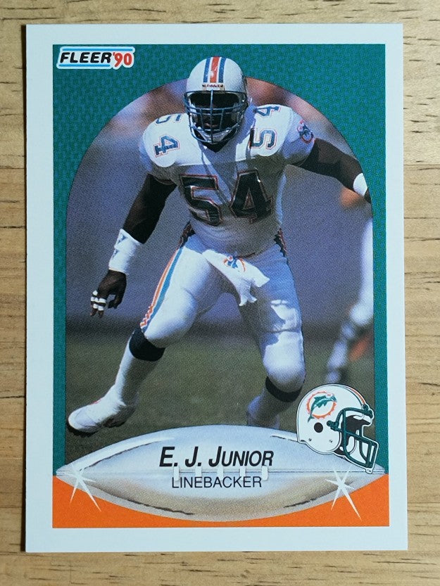 1990 Fleer #242 E.J. Junior
