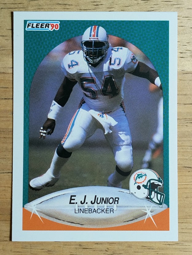 1990 Fleer #242 E.J. Junior